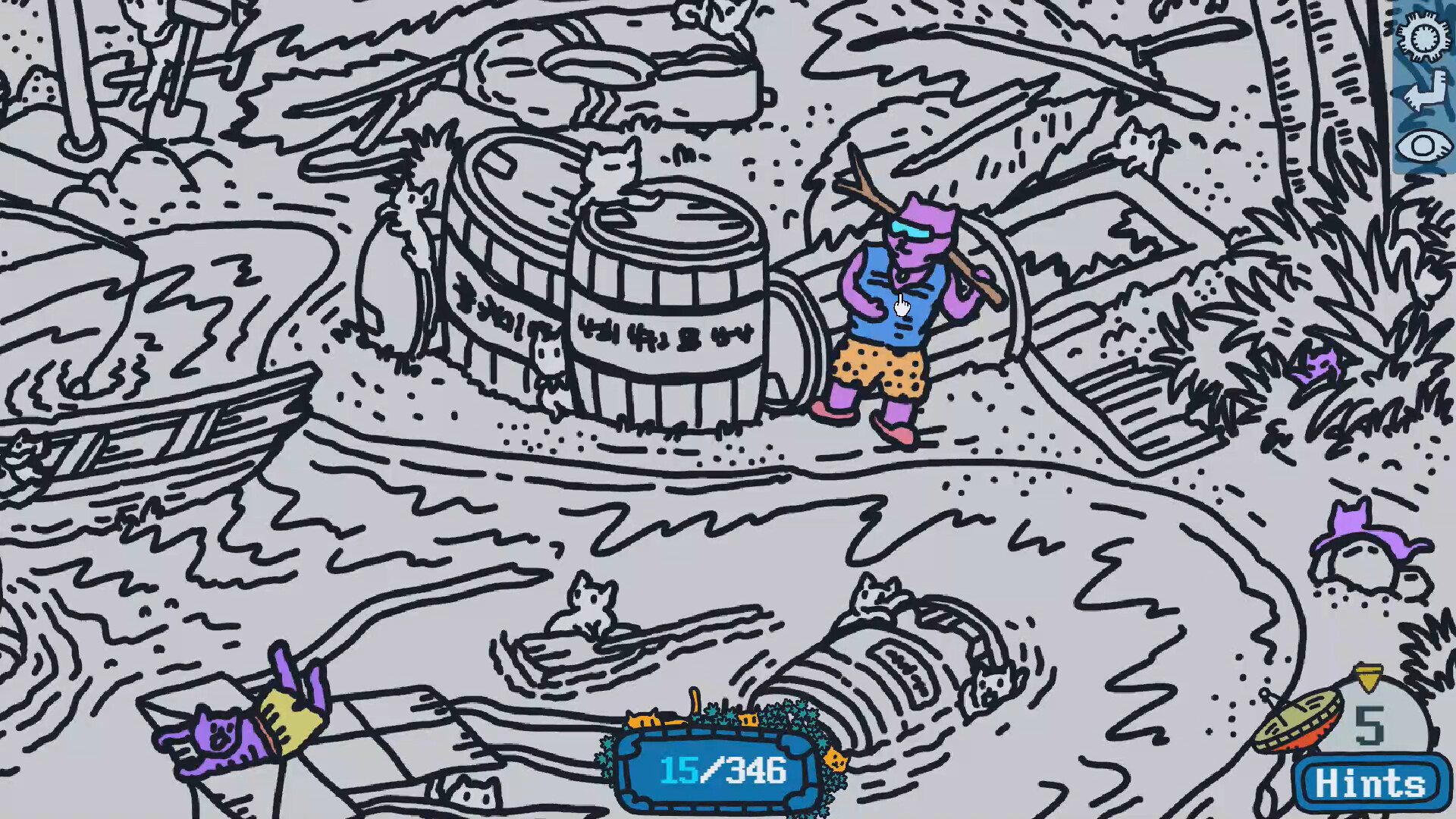 Hidden Cats In White Sand Village Screenshot 5