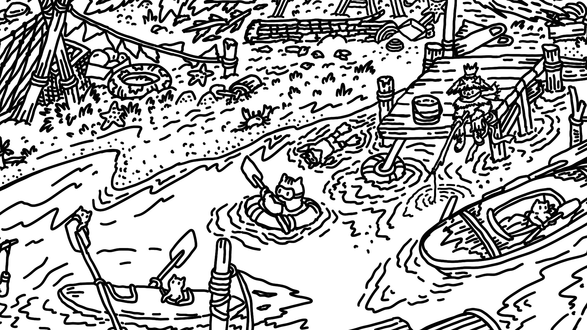 Hidden Cats In White Sand Village Screenshot 2