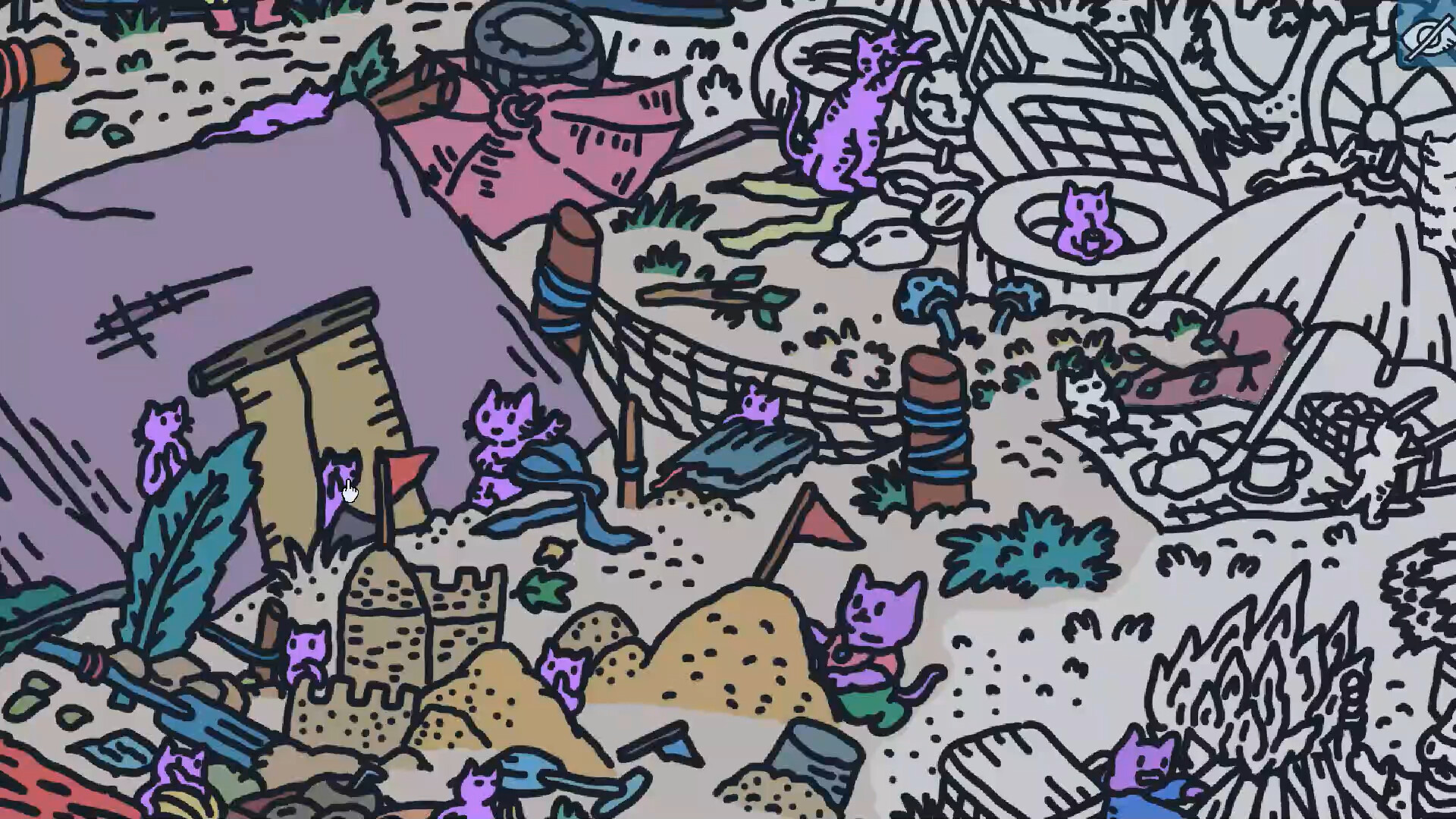 Hidden Cats In White Sand Village Screenshot 1