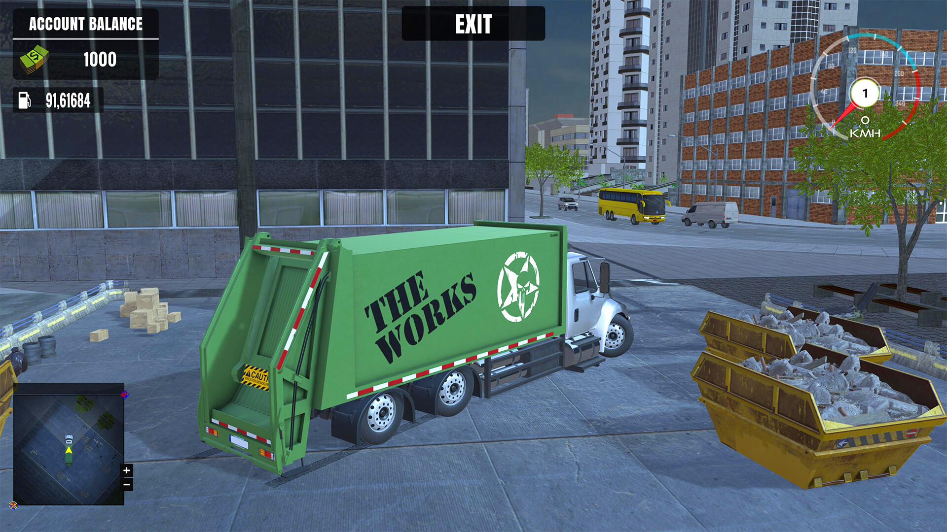 Garbage Truck Driving Simulator Screenshot 0