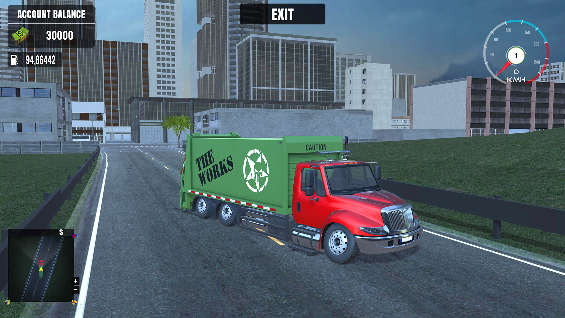 Garbage Truck Driving Simulator Screenshot 1