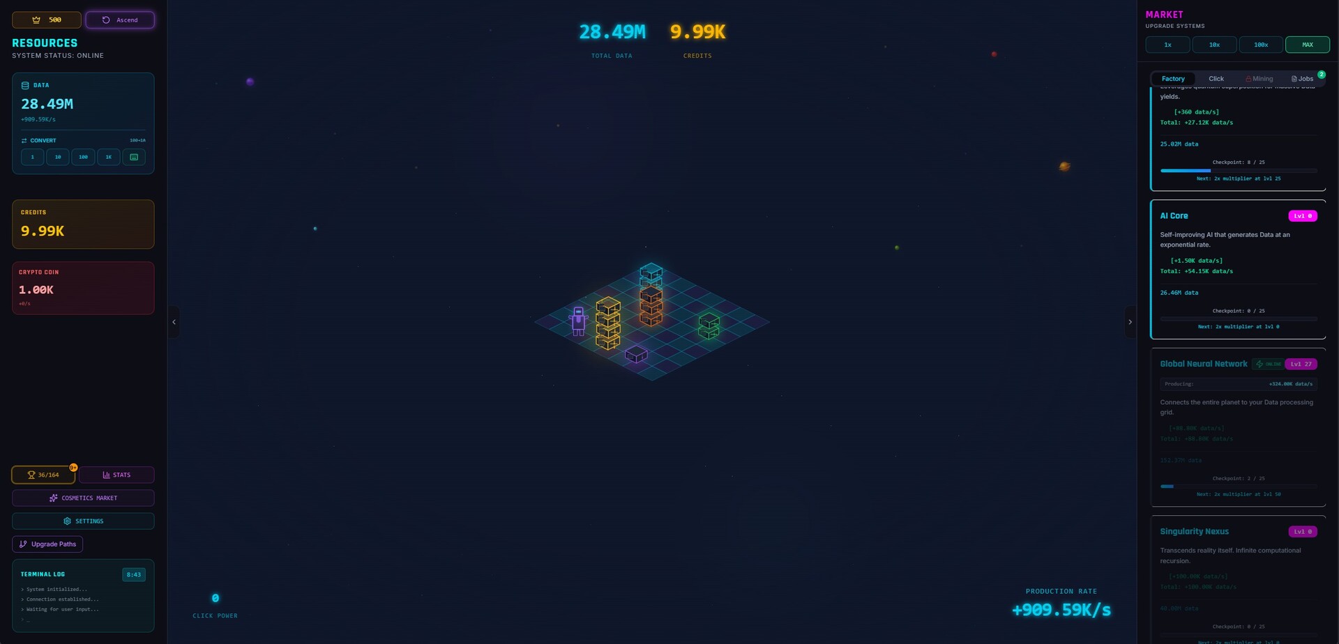 DataFall Screenshot 1