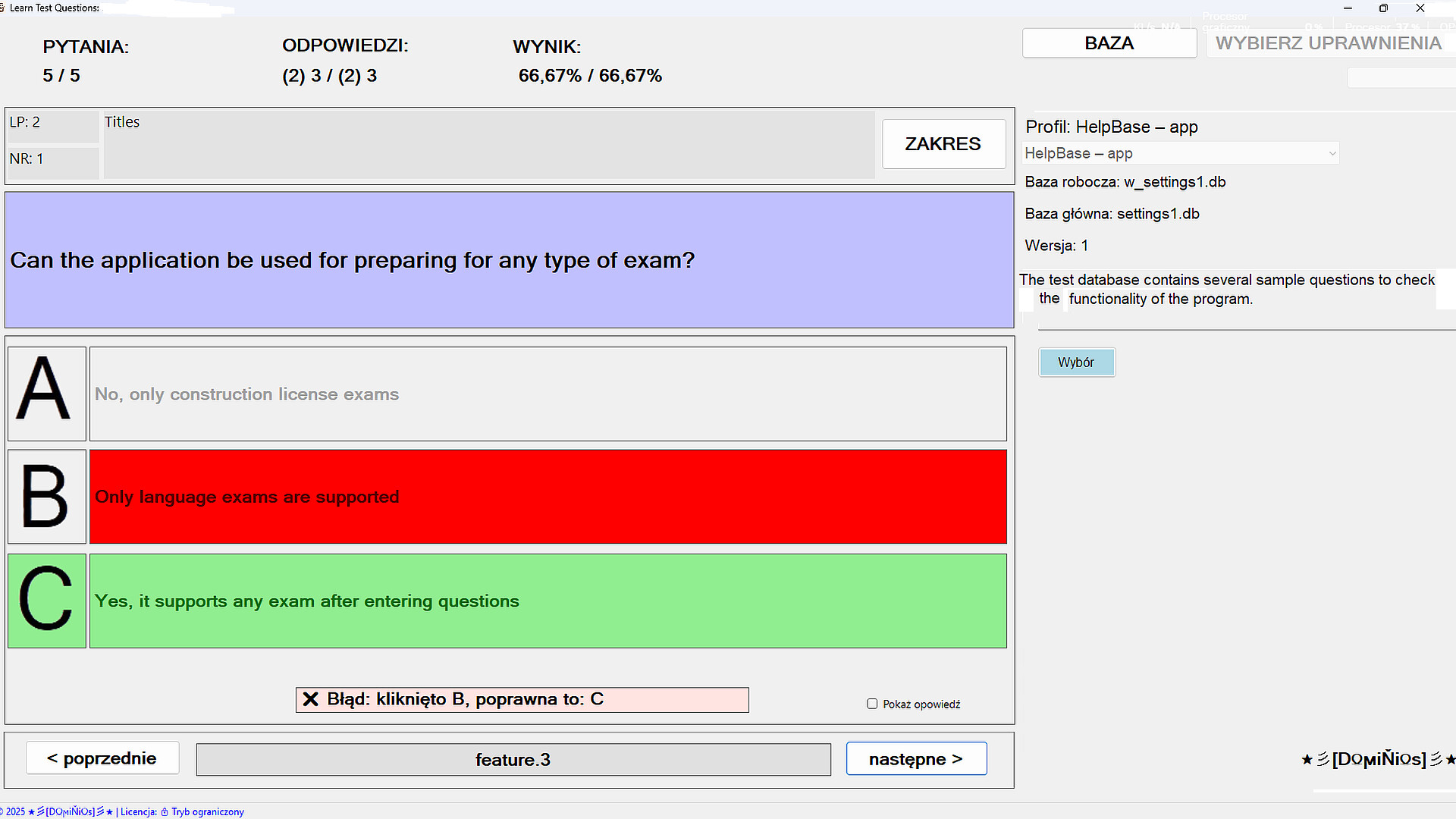 LearnTestQuestions Screenshot 1