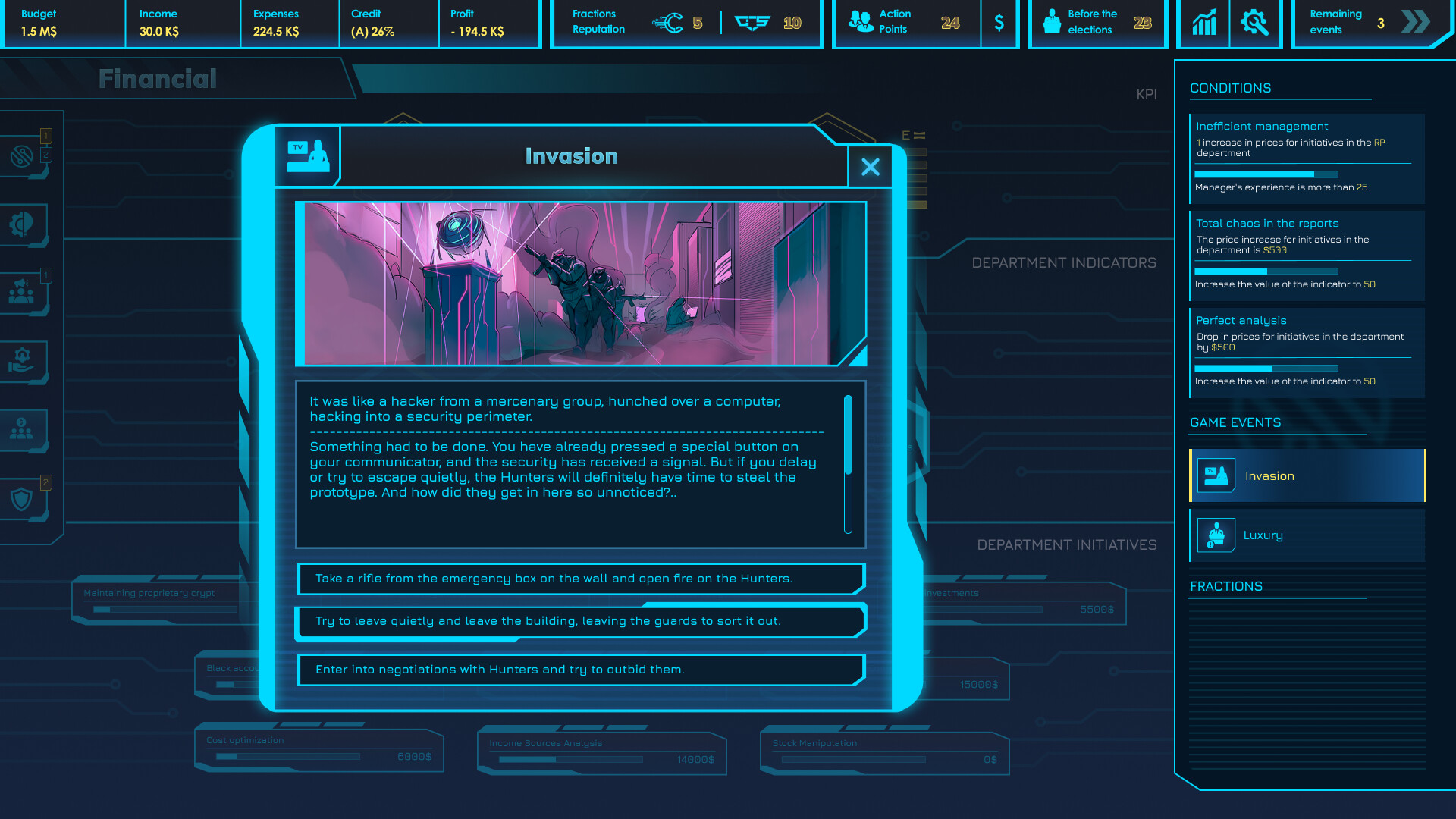 CEO Sim: Cyberpunk Screenshot 4