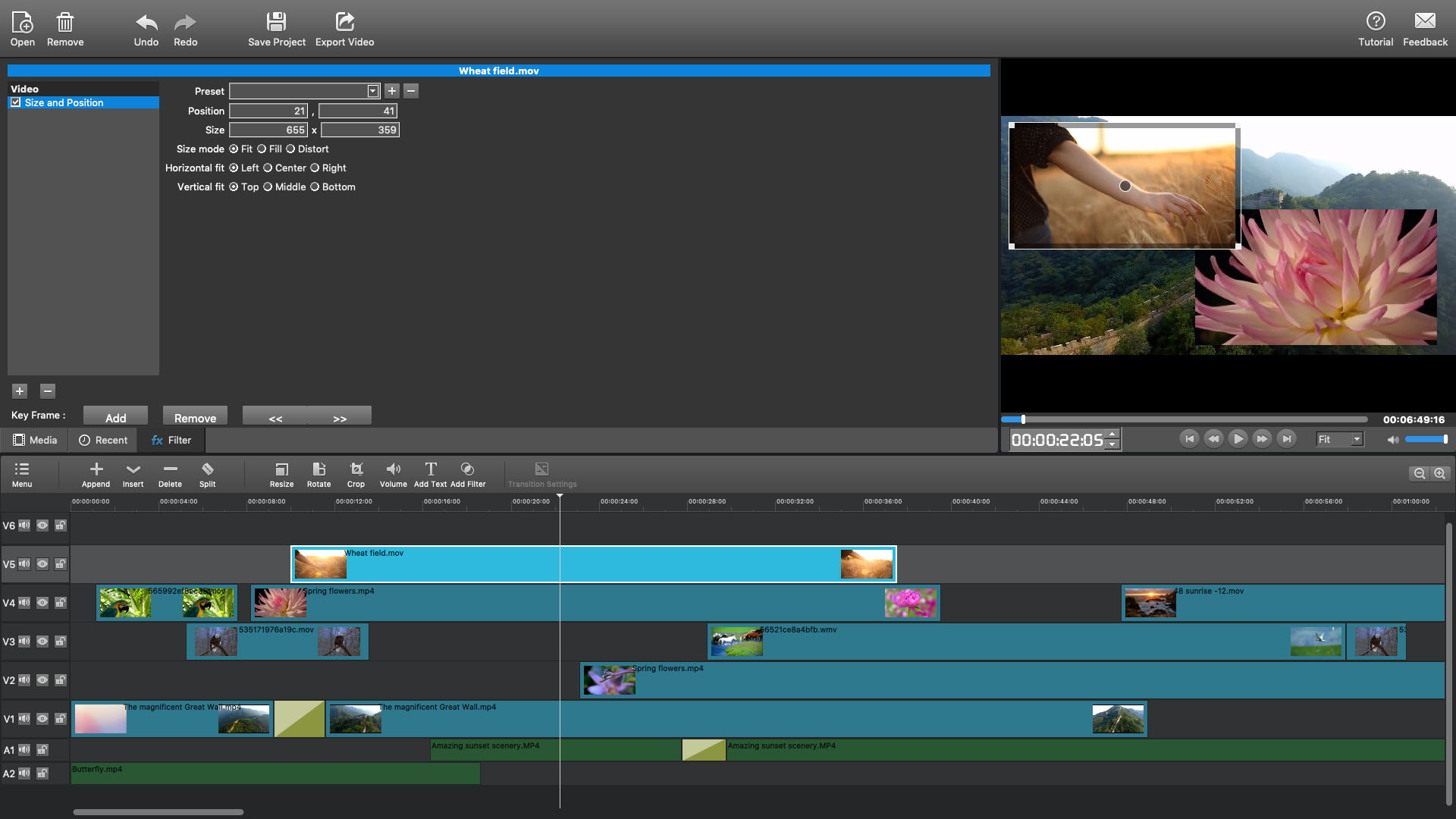 MovieMator Video Editor Pro - Movie Maker, Video Editing Software Screenshot 2