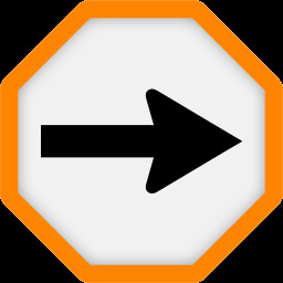 Turn right icon