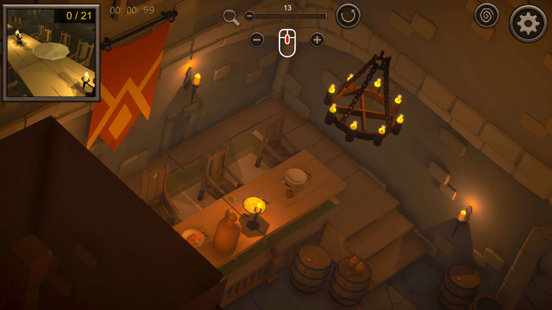 Hidden Castle Top-Down 3D Screenshot 0