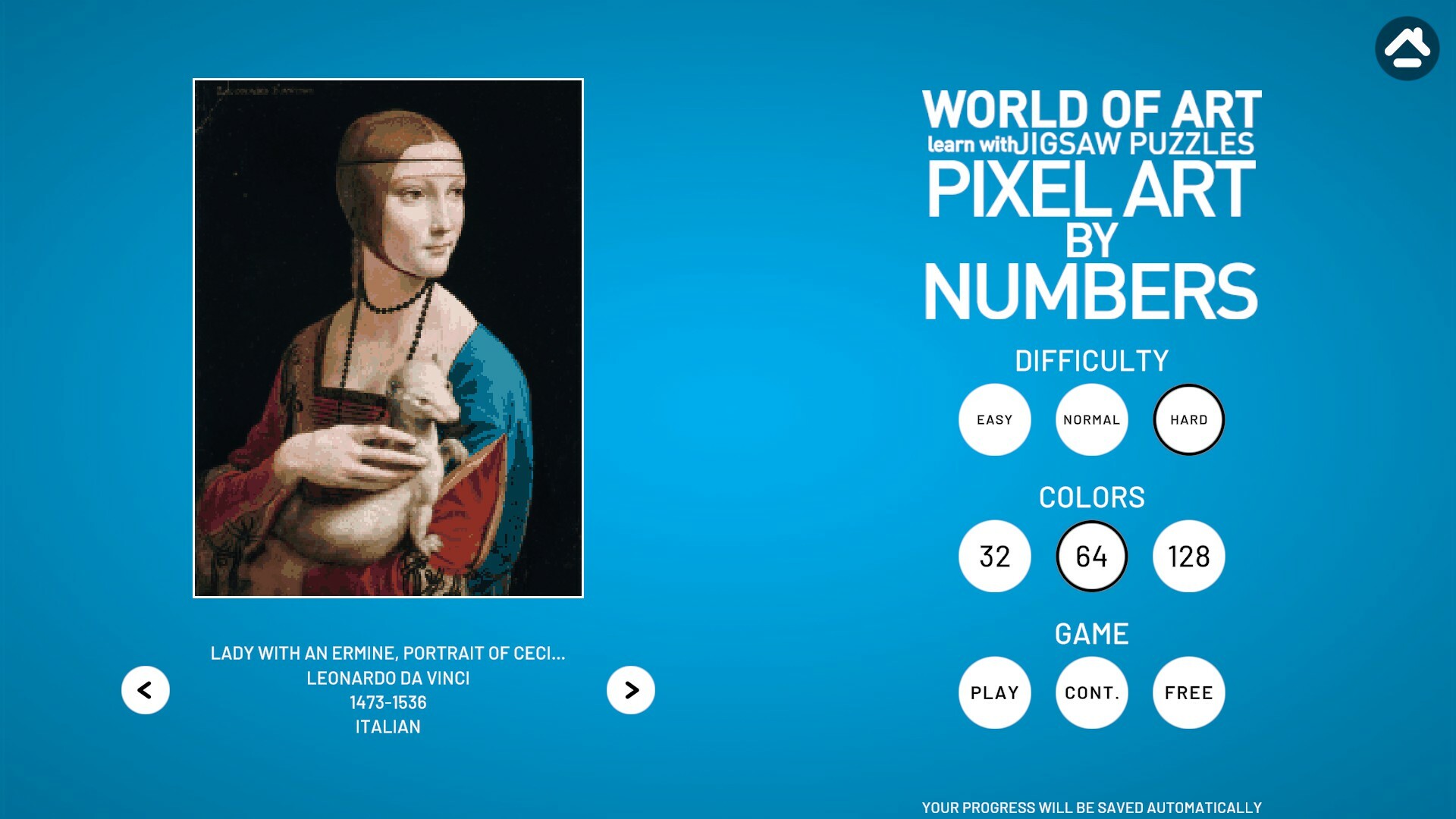 WORLD OF ART JIGSAW PUZZLES  Screenshot 6