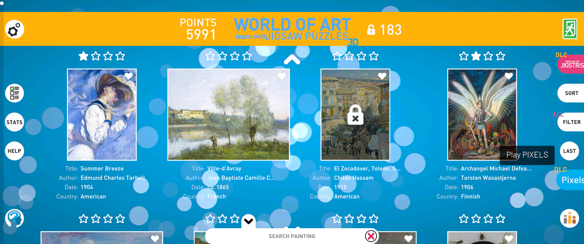 WORLD OF ART JIGSAW PUZZLES  Screenshot 17