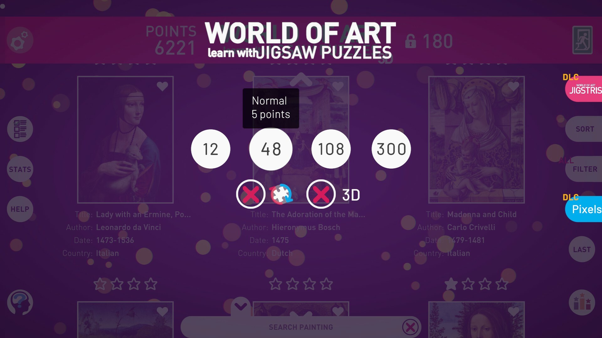 WORLD OF ART JIGSAW PUZZLES  Screenshot 5