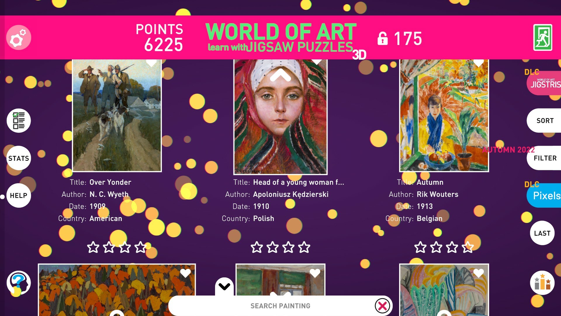 WORLD OF ART JIGSAW PUZZLES  Screenshot 0