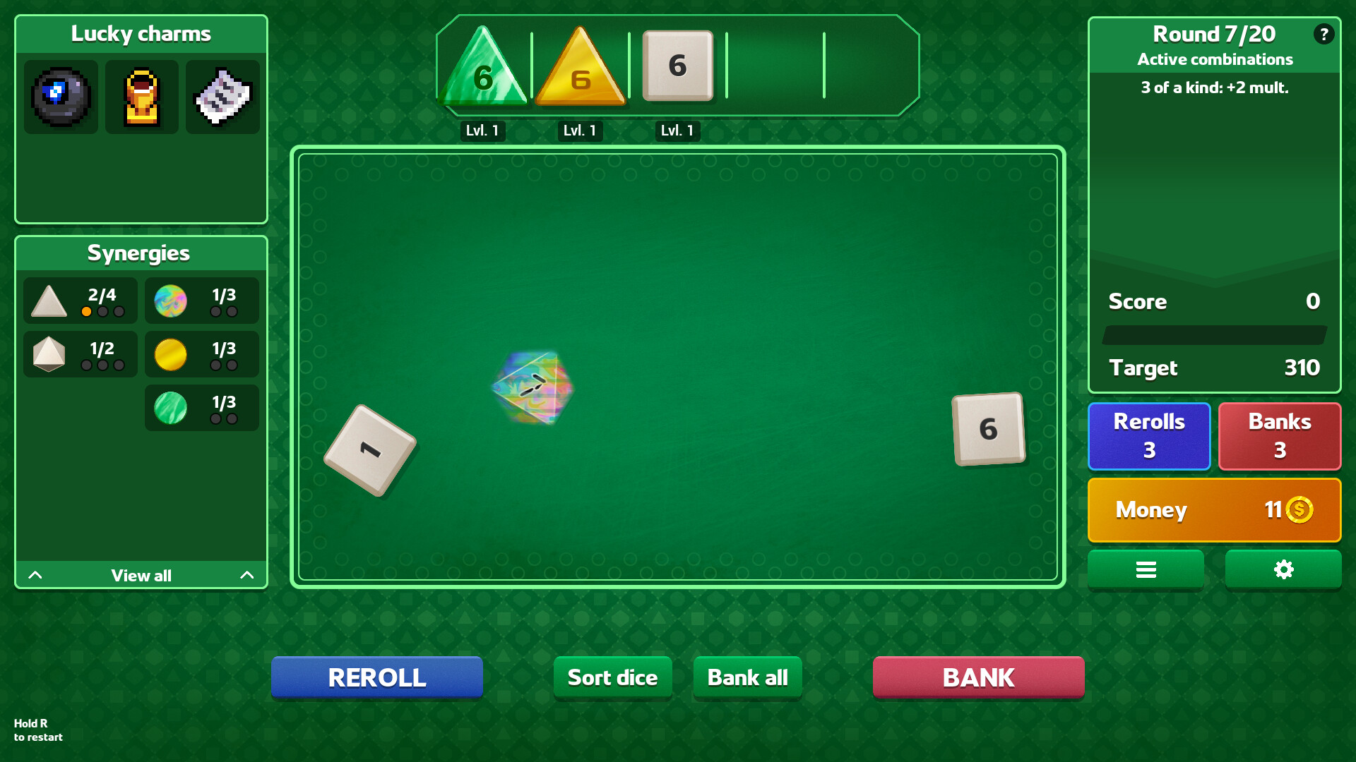 Dice Dice Baby Demo Screenshot 0