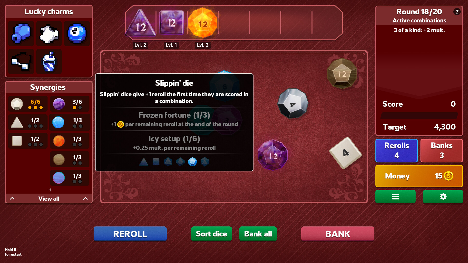 Dice Dice Baby Demo Screenshot 2