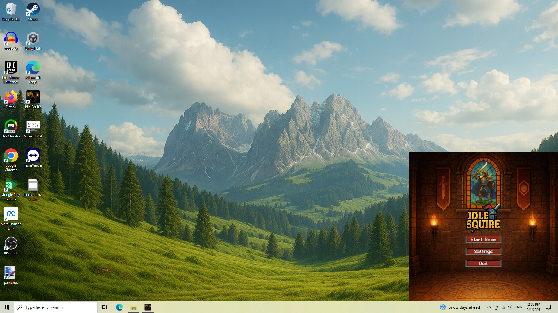 Idle Squire Screenshot 0