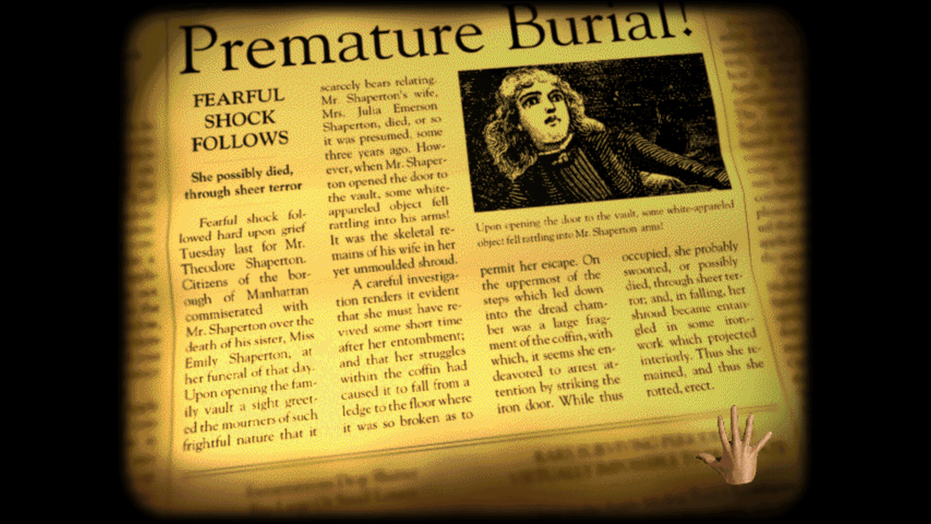 Edgar Allan Poe's Interactive Horror: 1995 Edition Screenshot 7