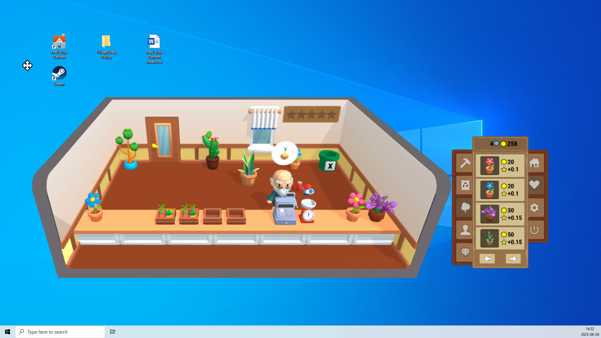 Fred's Idle Garden Screenshot 1