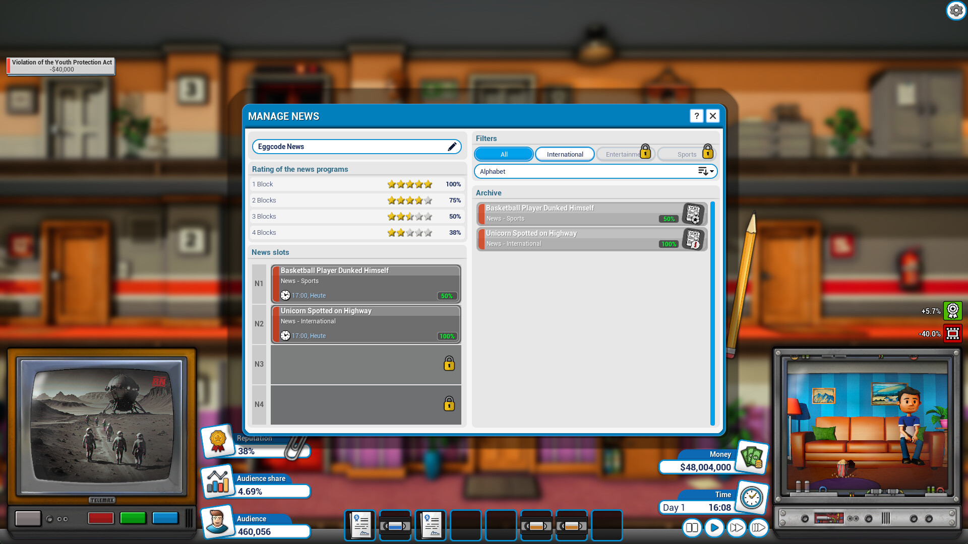 Mad Television Tycoon Screenshot 7