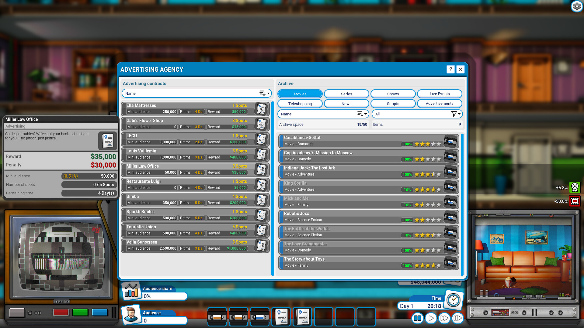 Mad Television Tycoon Screenshot 4