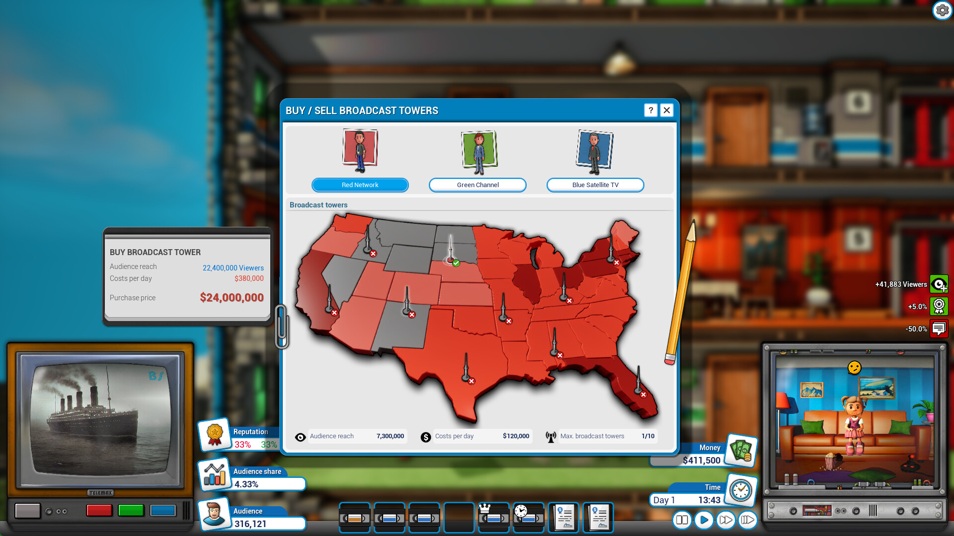 Mad Television Tycoon Screenshot 9
