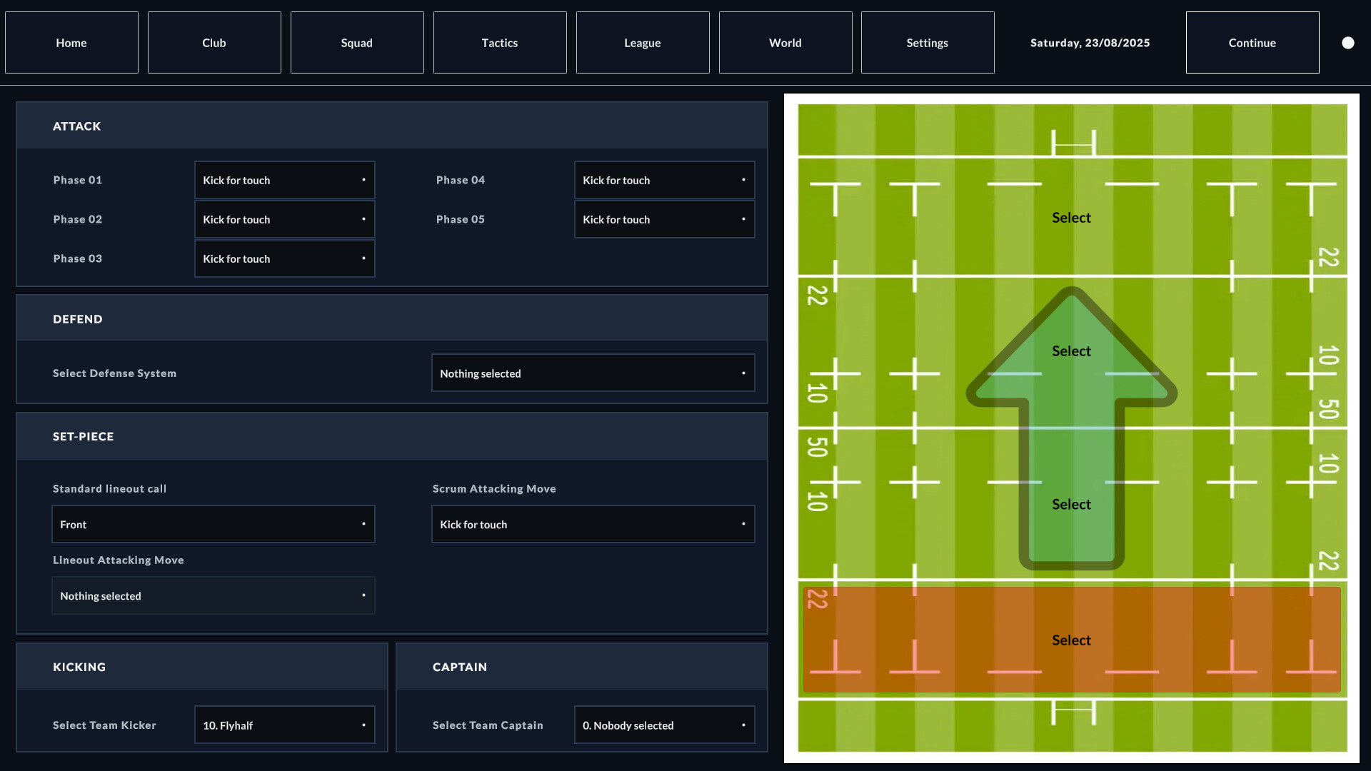 Rugby Career Manager Screenshot 10