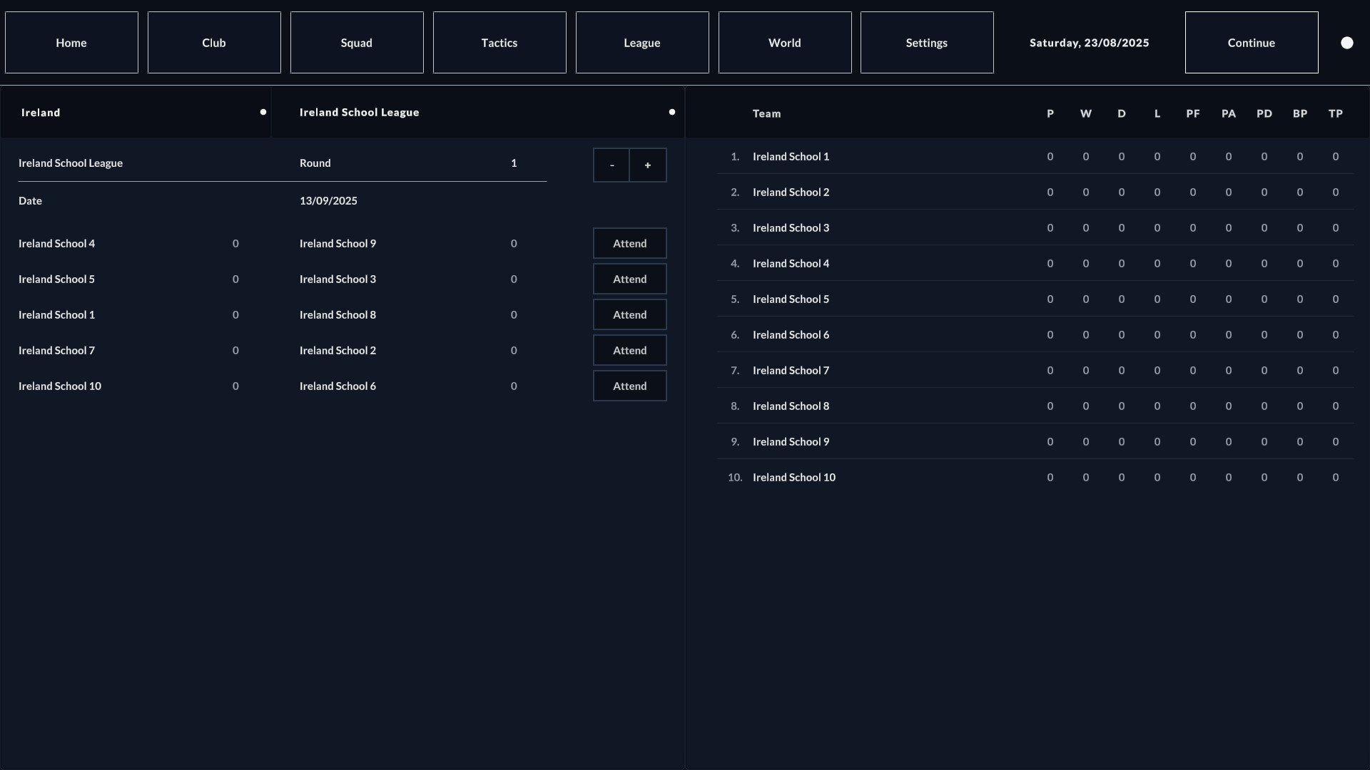 Rugby Career Manager Screenshot 5