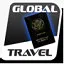 Traveling around the world icon