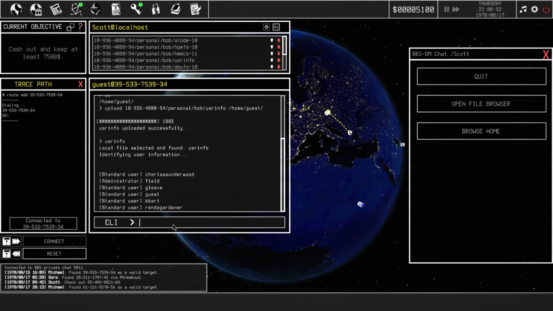 Untrusted: hackers at large Screenshot 2