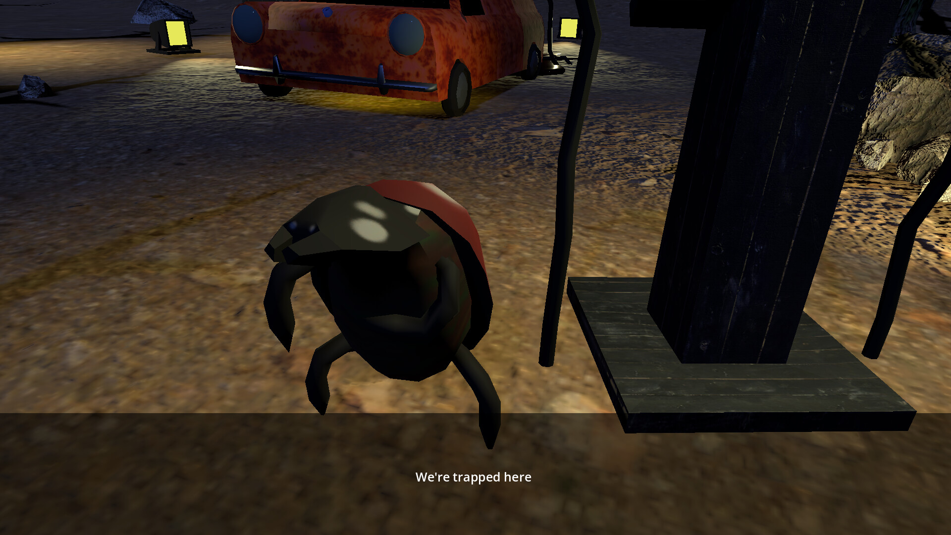 Abandoned car Screenshot 1