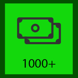 1000 in the wallet icon