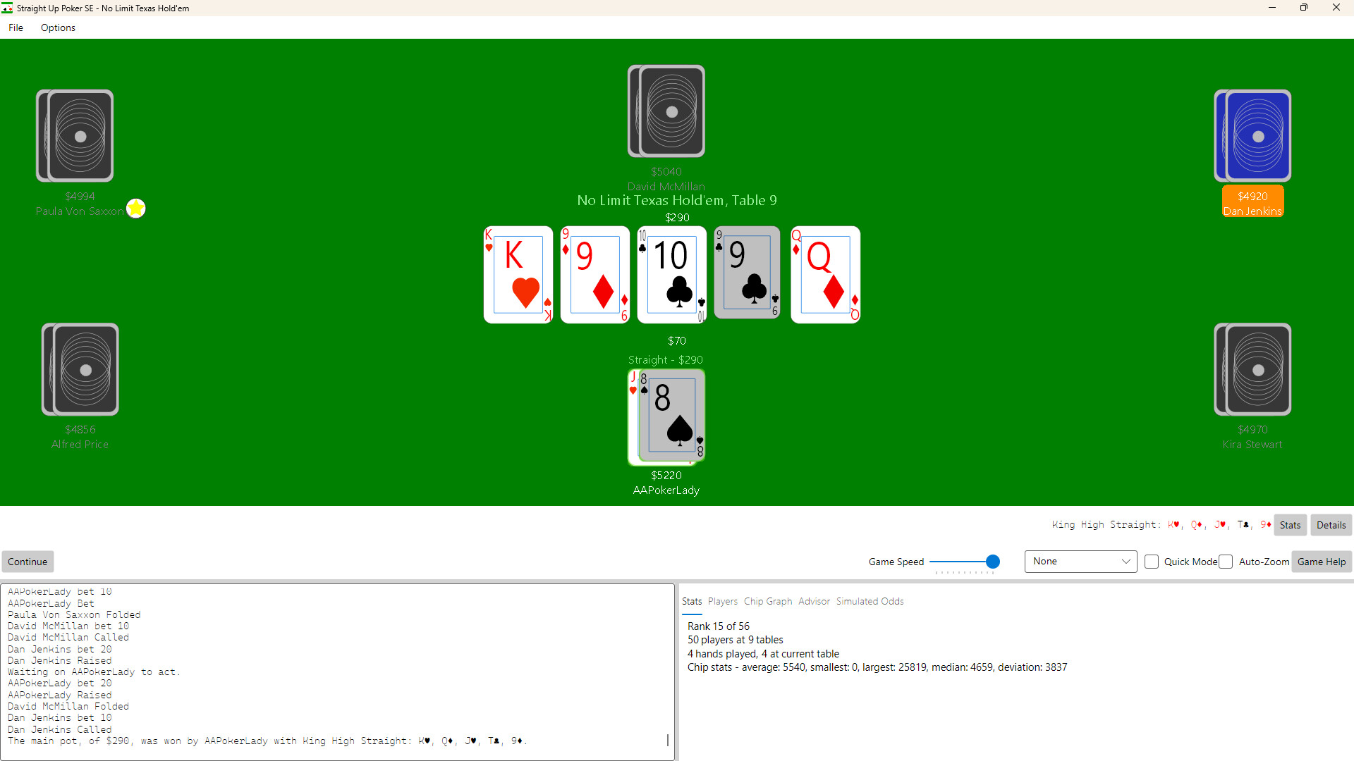 Straight Up Poker SE Screenshot 0