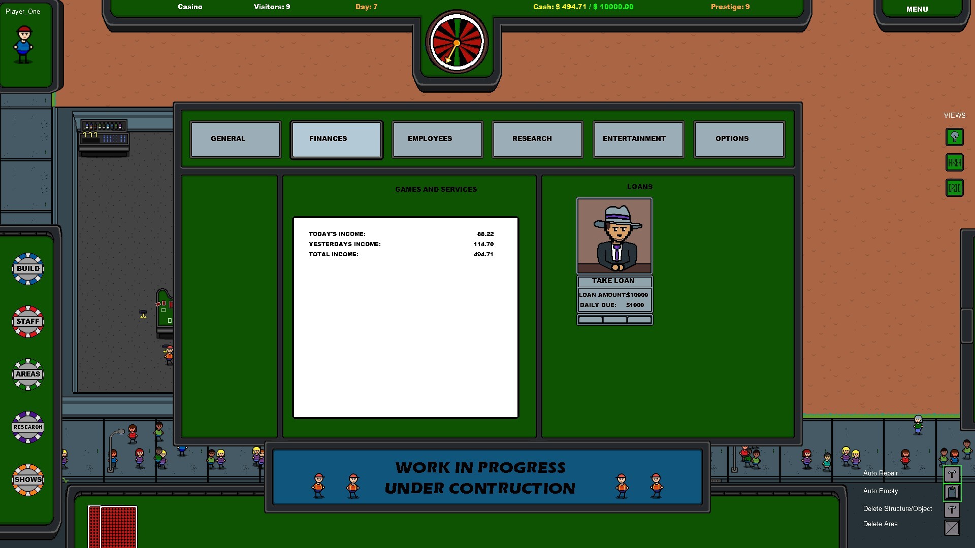 Half Built: Casino Screenshot 4