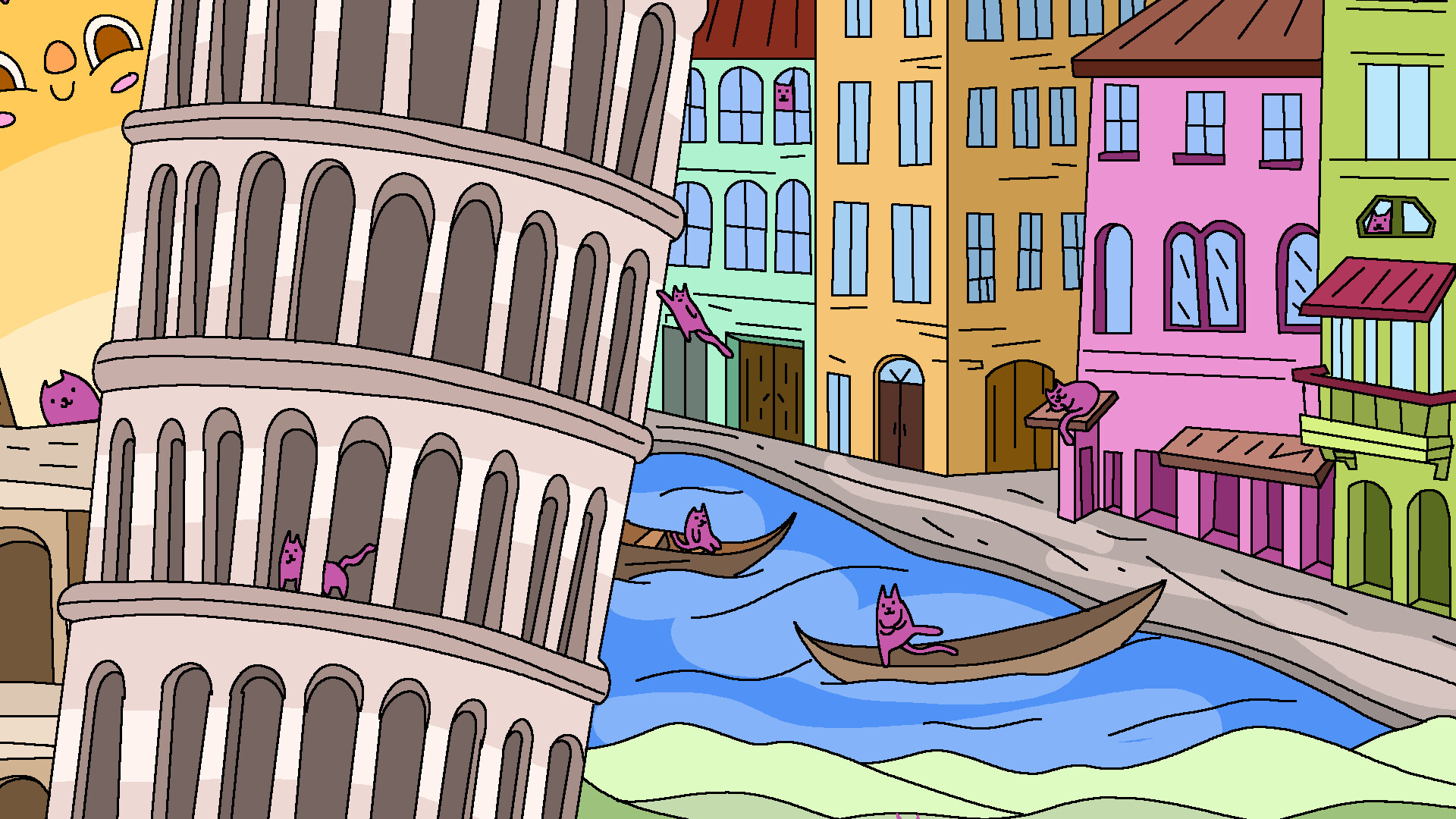 100 Cats Lost in Italy Find & Color Screenshot 4