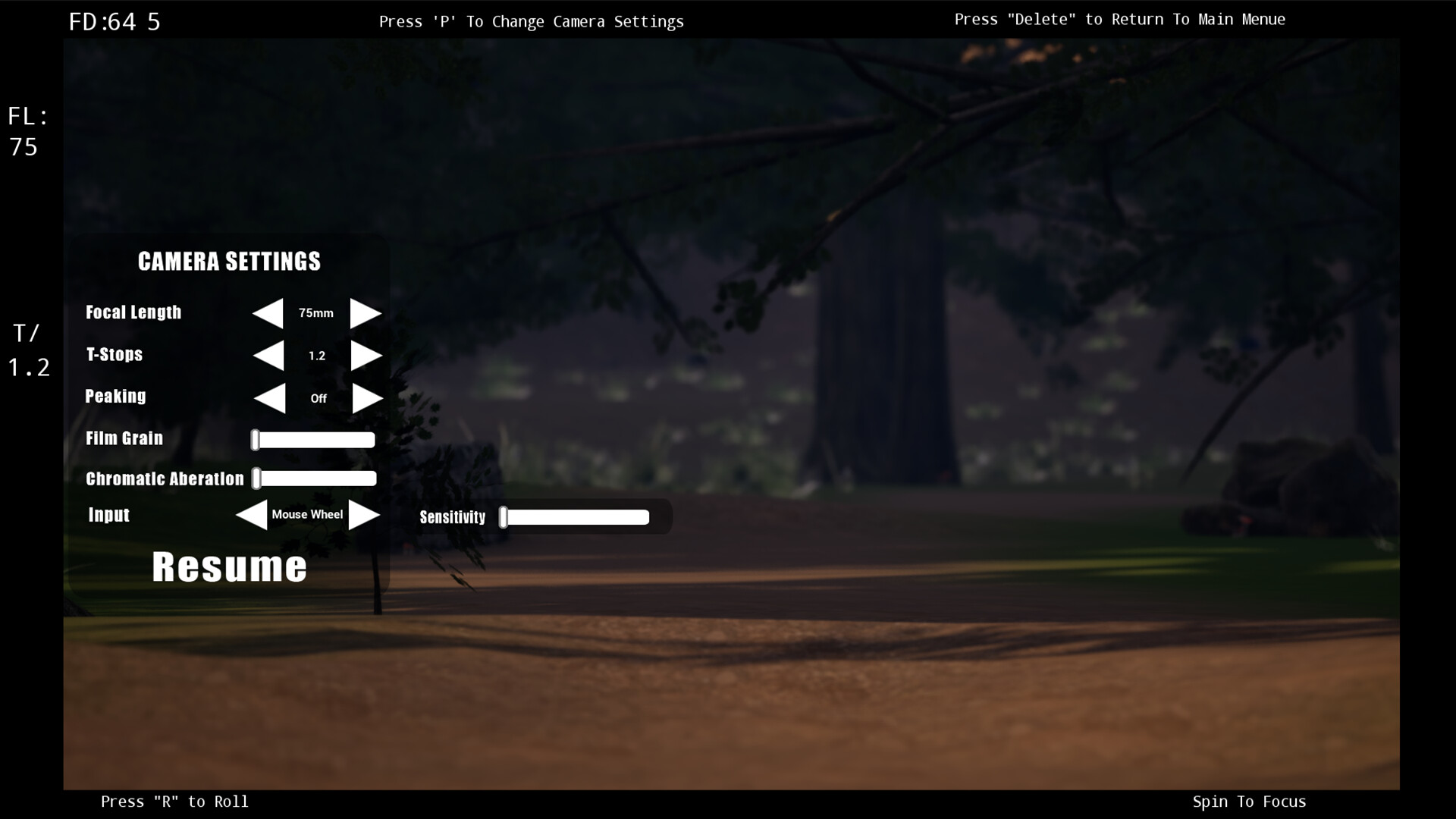 Focus Simulator Screenshot 1