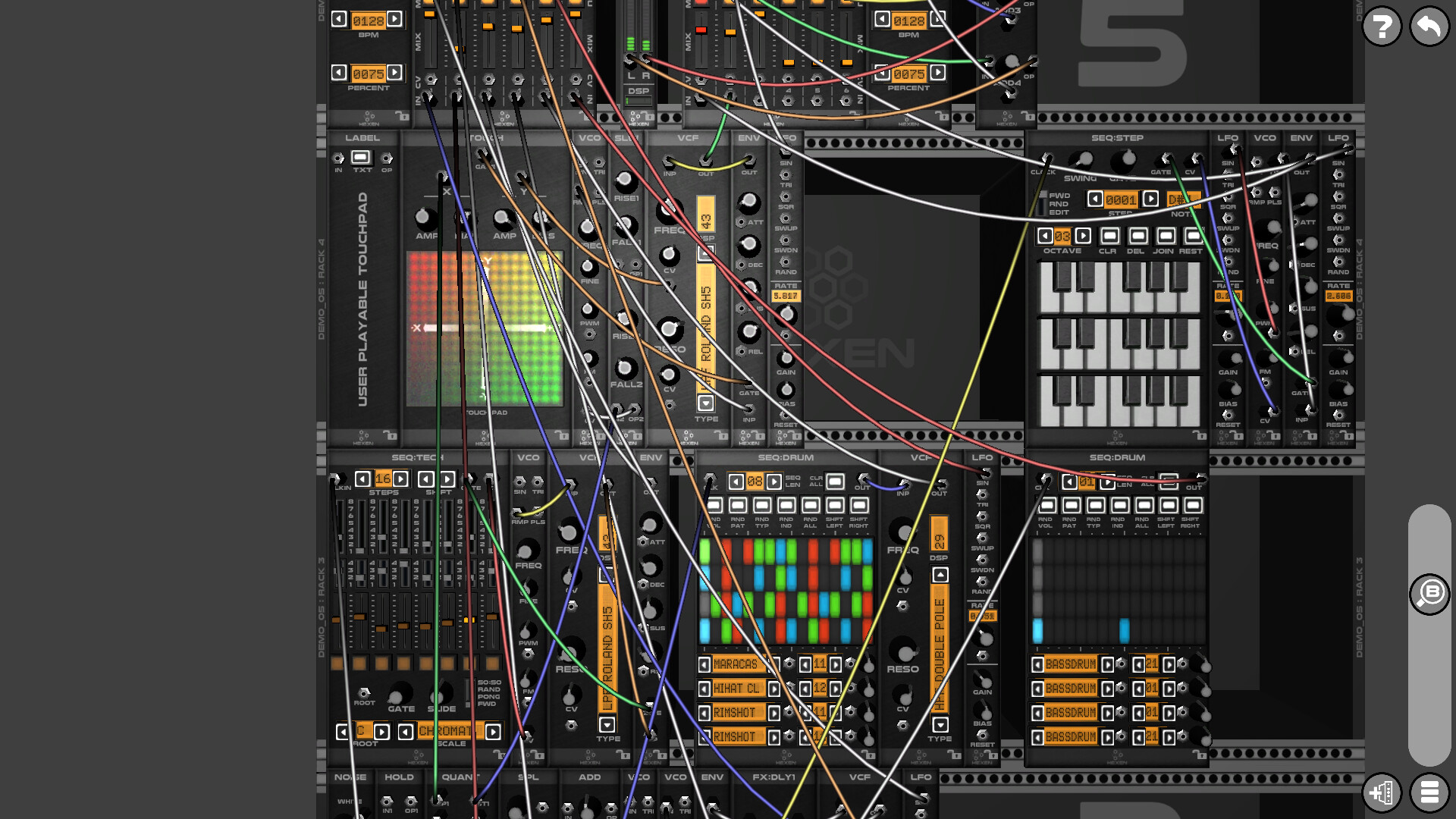 Hexen - Modular Synthesizer Screenshot 0