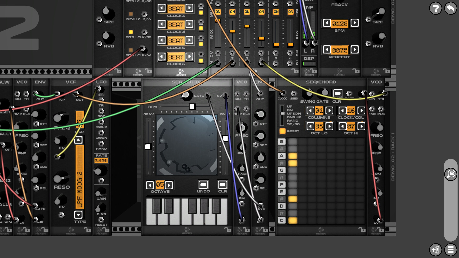 Hexen - Modular Synthesizer Screenshot 4