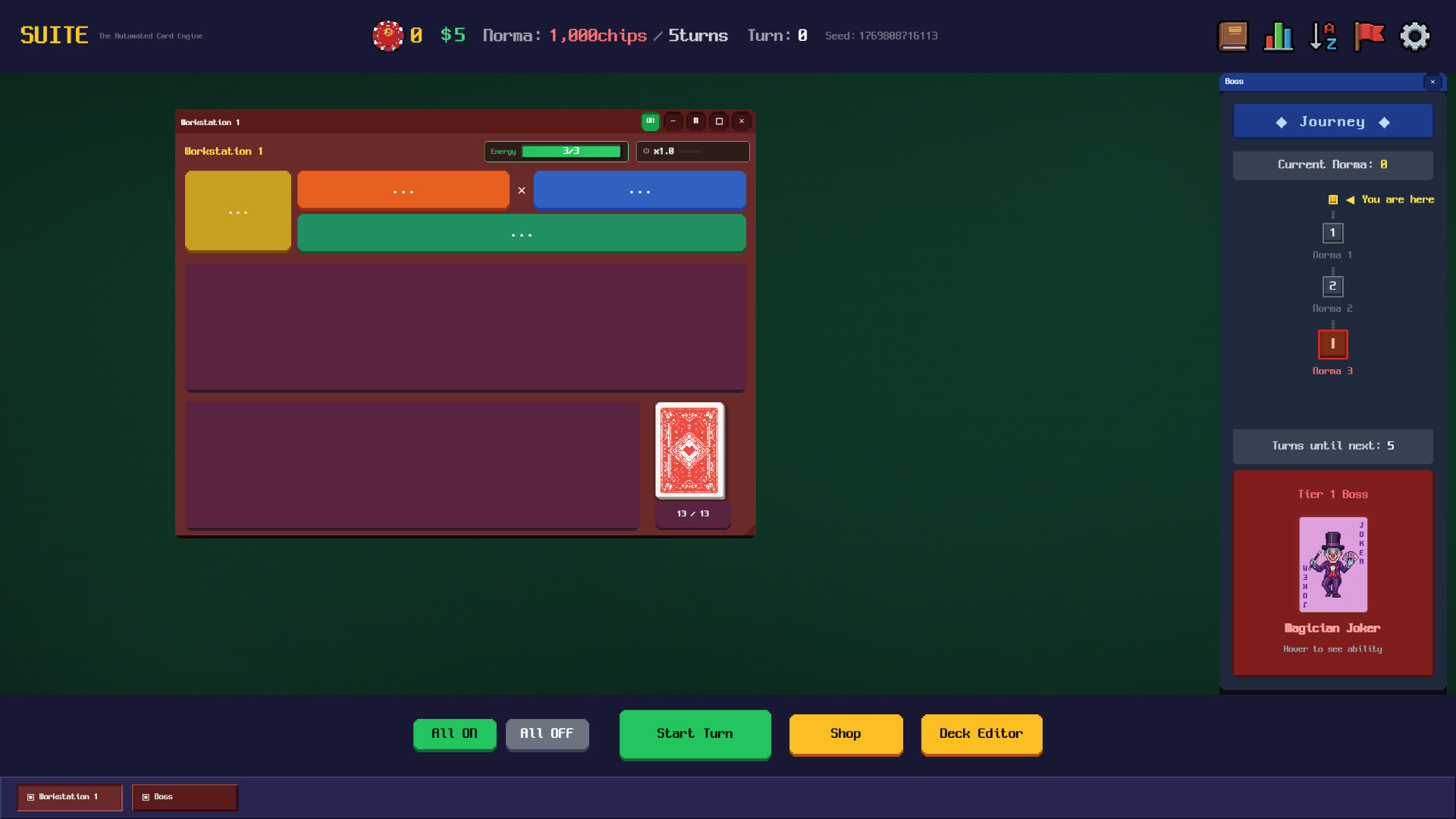 SUITE:The Automated Card Engine Screenshot 0