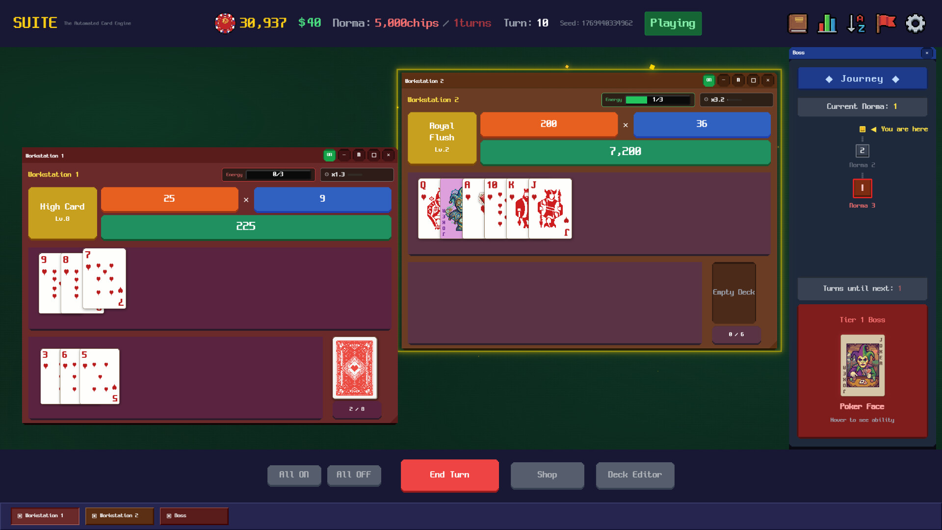 SUITE:The Automated Card Engine Screenshot 1