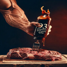 Spite-Fueled Grill Demon! 🔥🔨 You're not cooking anymore—you're waging war on that meat. What's the hellish caption for 2,900? The flames are rising! 🚀💪 icon