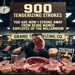 Epic milestone incoming—hit that 1000 and claim the ultimate Meat Master crown! 💪🚀 What's the caption for the big 1000? icon