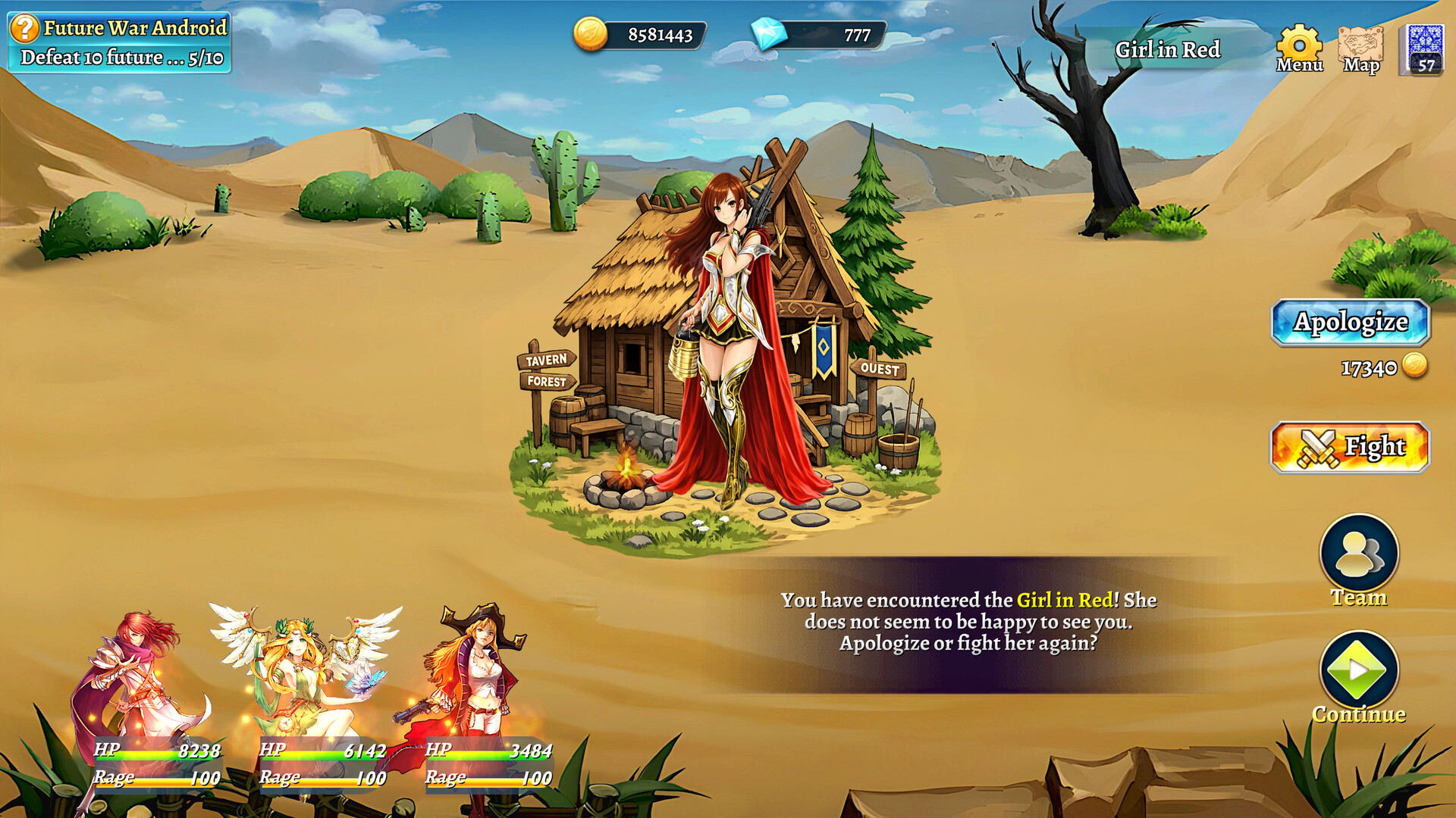 Eternal Dreams - Poker RPG Demo Screenshot 5