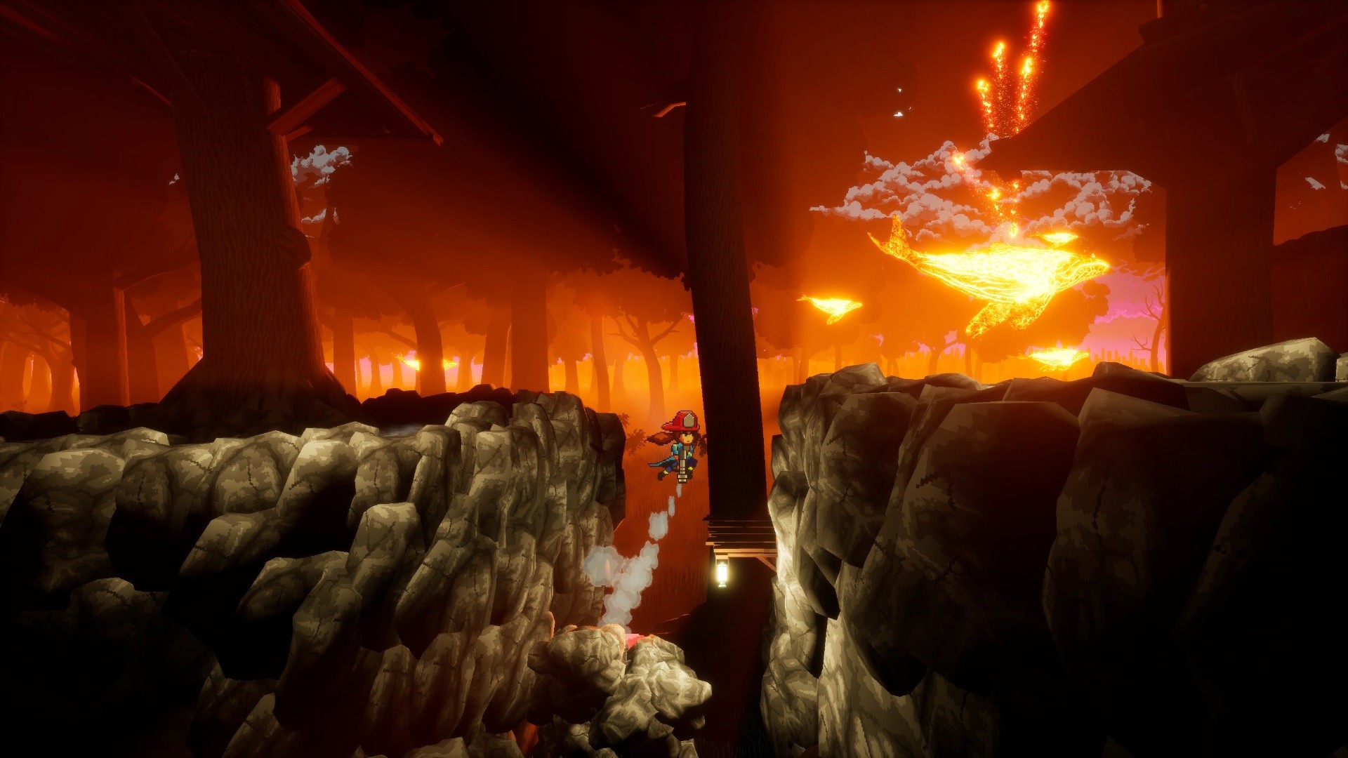 Firegirl: Hack 'n Splash Rescue DX Screenshot 1