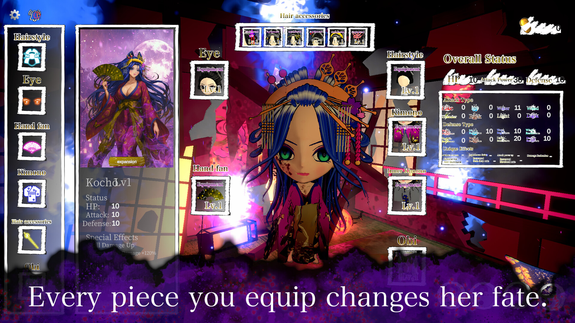 Oiran Survival: Edo Yokai Rush Screenshot 2