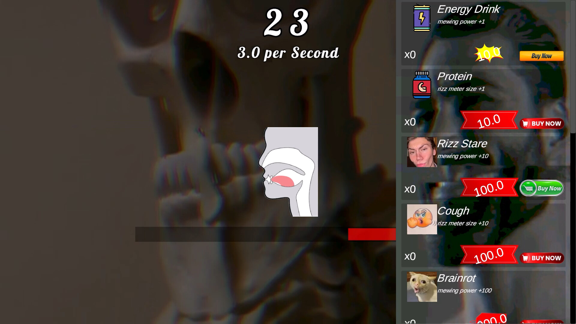 Mewing Simulator 🤫🧏🏻‍♂️ Screenshot 4