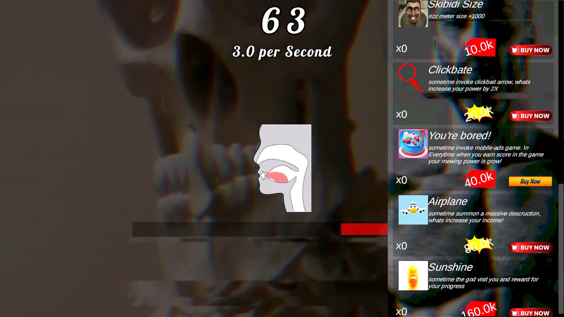 Mewing Simulator 🤫🧏🏻‍♂️ Screenshot 2