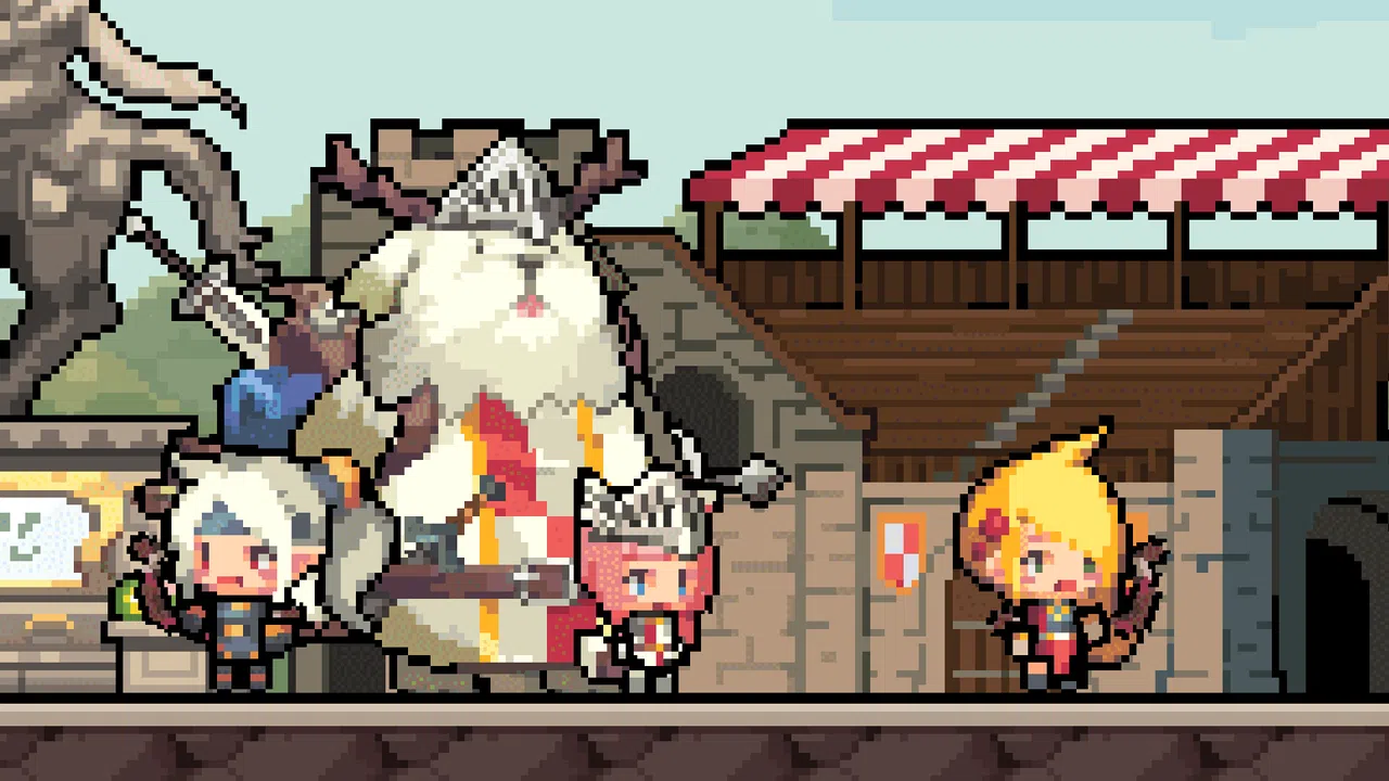 Crusaders Quest : Hero Town Screenshot 1