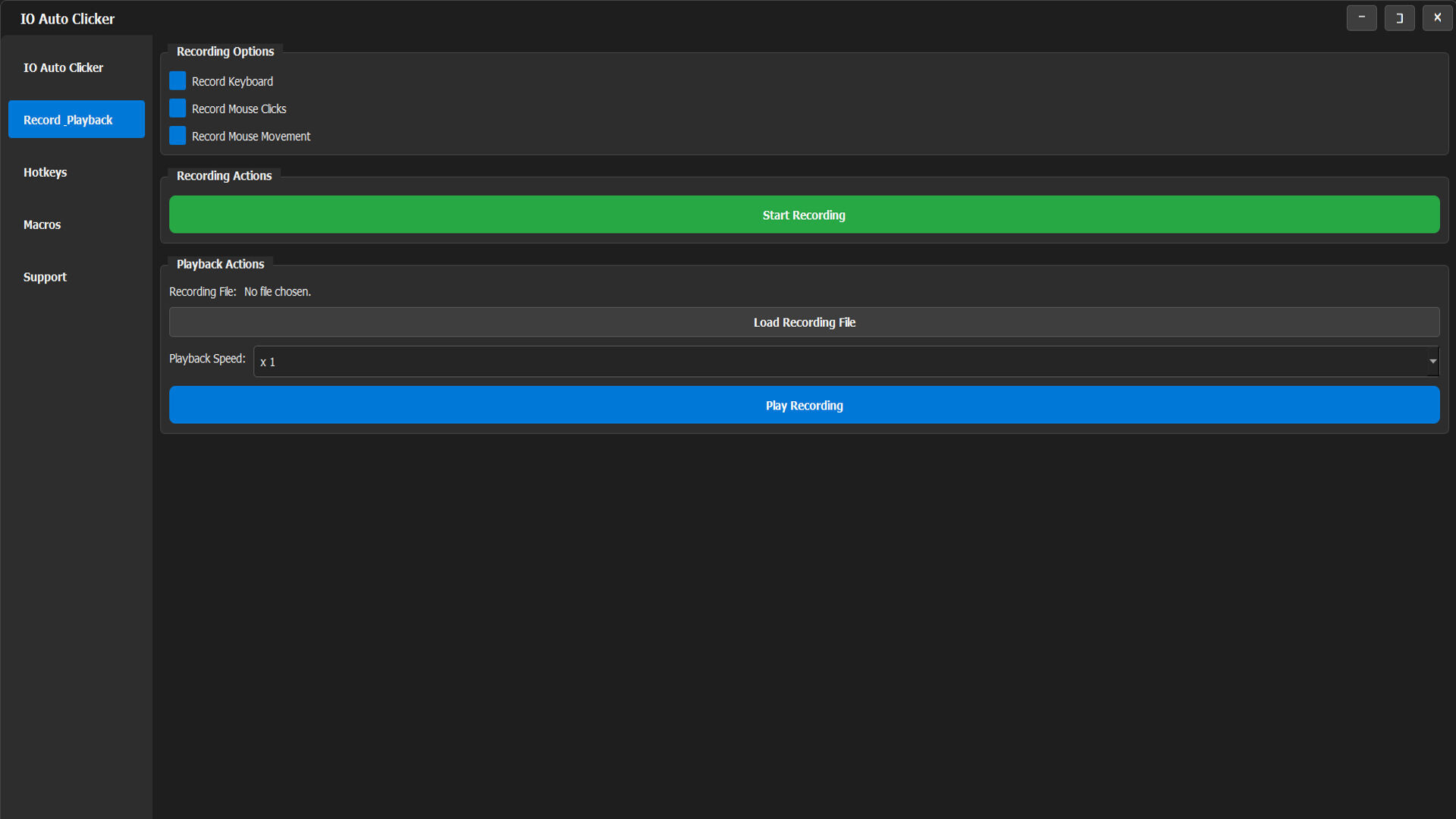 IO Auto Clicker Screenshot 1