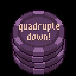 Quadrupled Down icon