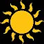 Normal day in the sun icon