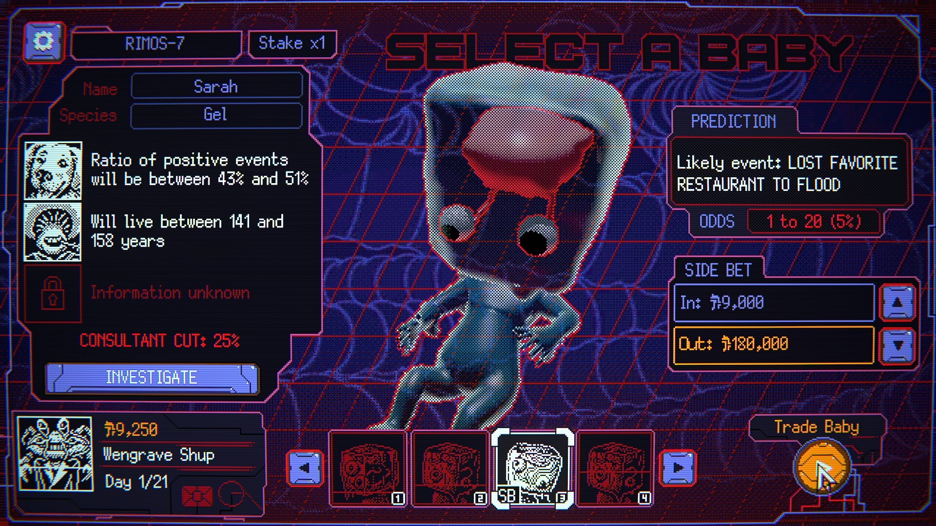 Space Warlord Baby Trading Simulator Screenshot 0