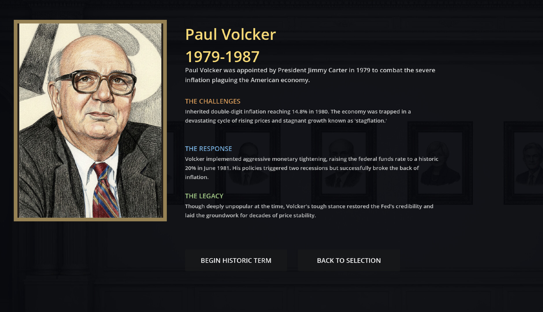 Federal Reserve Simulator Screenshot 3